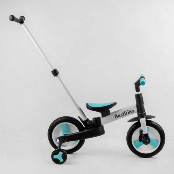 Велосипед-трансформер "Best Trike" (колеса PU 10'', батьківська ручка, знімні педалі)