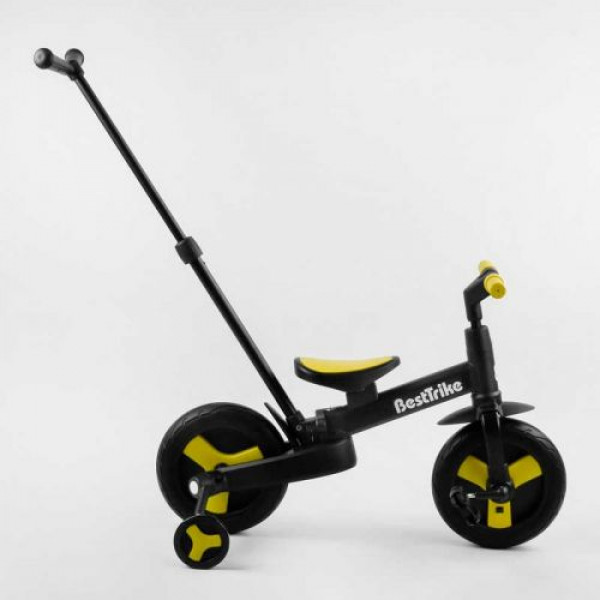 Велосипед-трансформер "Best Trike" (колеса PU 10'', батьківська ручка, знімні педалі)