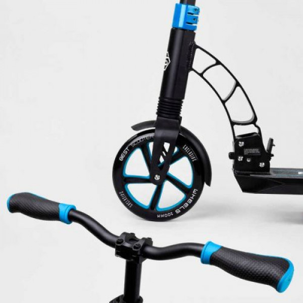 Самокат двоколісний "Best Scooter" (колеса PU, d переднього колеса 200 мм, d заднього колеса 200 мм, 2 амортизатора)