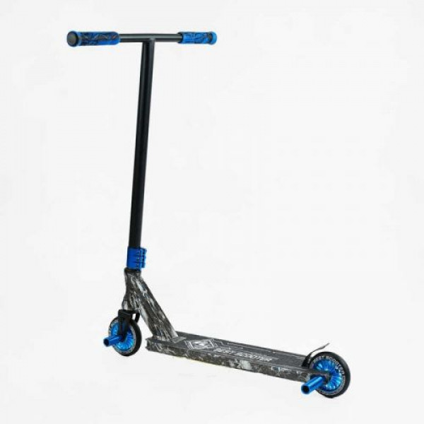 Самокат трюковий "Best Scooter" (HIC-система, ПЕГИ, алюмінієвий диск та дека з ПРИНТОМ, колеса PU, d = 110мм, ширина керма - 60 см)