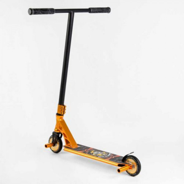 Самокат трюковий "Best Scooter" (HIC-система, ПЕГИ, алюмінієвий диск та дека, АНОДОВАНЕ ФАРБУВАННЯ, колеса PU, d = 110мм, ширина керма - 60 см)