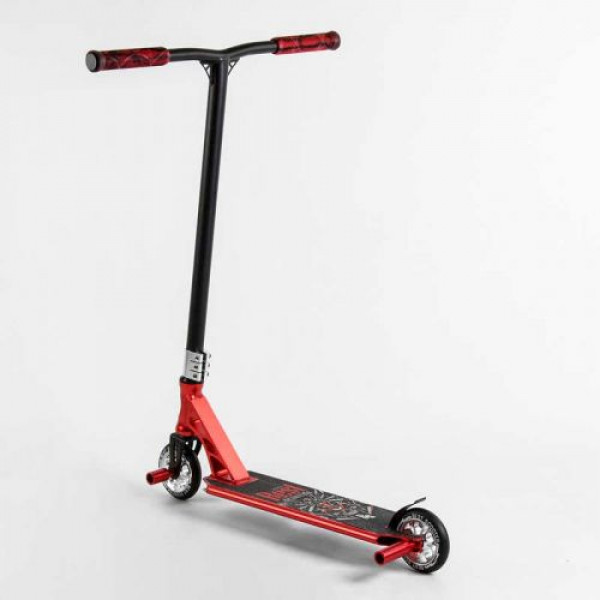 Самокат трюковий "Best Scooter" (HIC-система, ПЕГИ, алюмінієвий диск та дека, АНОДОВАНЕ ФАРБУВАННЯ, колеса PU, d = 110мм, ширина керма - 60 см)