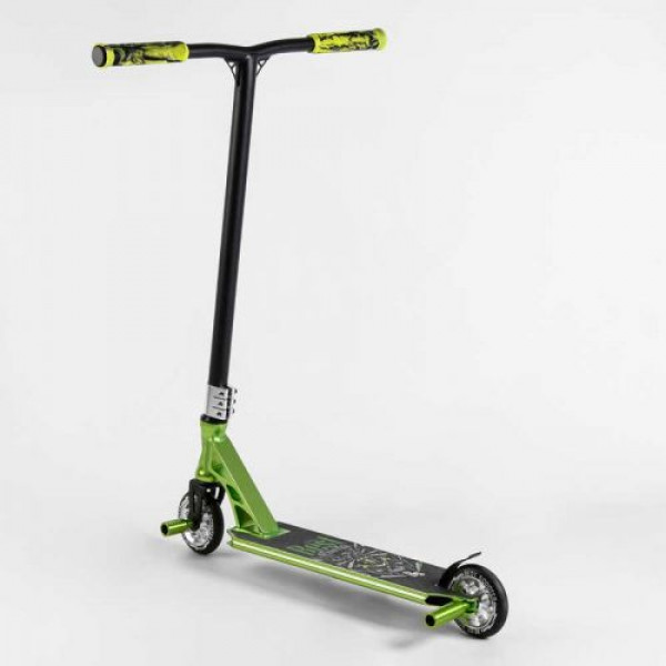 Самокат трюковий "Best Scooter" (HIC-система, ПЕГИ, алюмінієвий диск та дека, АНОДОВАНЕ ФАРБУВАННЯ, колеса PU, d = 110мм, ширина керма - 60 см)