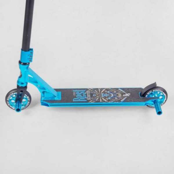 Самокат трюковий "Best Scooter" (HIC-система, ПЕГИ, алюмінієвий диск та дека, АНОДОВАНЕ ФАРБУВАННЯ, колеса PU, d=110 мм, ширина керма - 60 см)