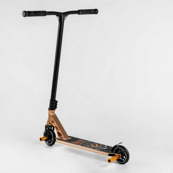 Самокат трюковий "Best Scooter" (HIC-система, ПЕГИ, алюмінієвий диск та дека, АНОДОВАНЕ ФАРБУВАННЯ, колеса PU, d = 110мм, ширина керма - 60 см)