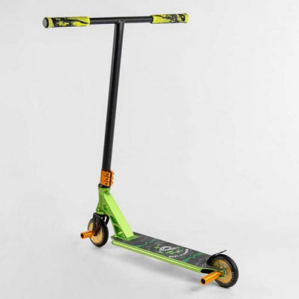 Самокат трюковий "Best Scooter" (HIC-система, ПЕГИ, алюмінієвий диск та дека, АНОДОВАНЕ ФАРБУВАННЯ, колеса PU, d = 110мм, ширина керма - 60 см)