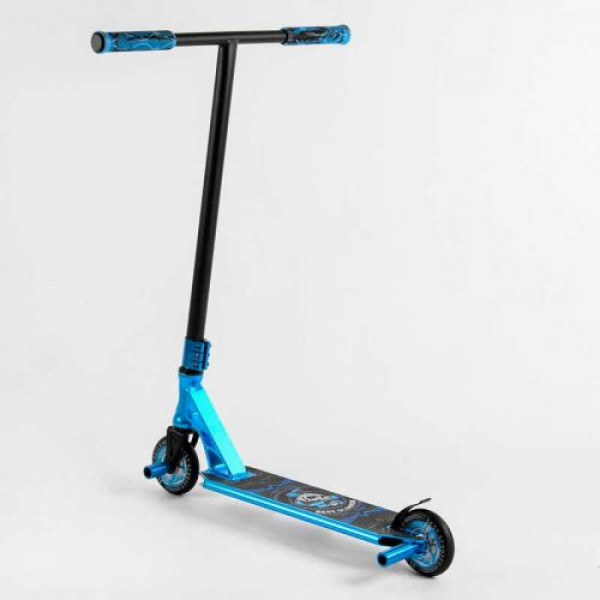 Самокат трюковий "Best Scooter" (HIC-система, ПЕГИ, алюмінієвий диск та дека, АНОДОВАНЕ ФАРБУВАННЯ, колеса PU, d = 110мм, ширина керма - 60 см)