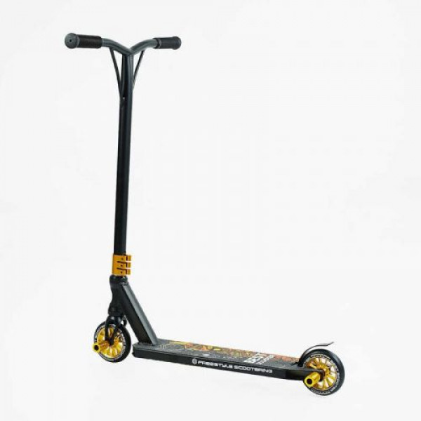 Самокат трюковий "Best Scooter" (HIC-система, Пегі, алюмінієвий диск і дека, колеса PU d-110 мм, ширина керма - 52 см, висота - 83 см)