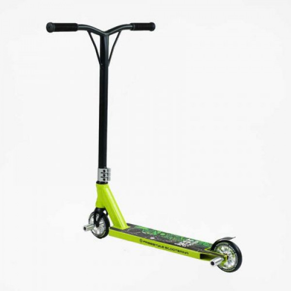 Самокат трюковий "Best Scooter" (HIC-система, Пегі, алюмінієвий диск і дека, колеса PU d-110 мм, ширина керма - 52 см, висота - 83 см)