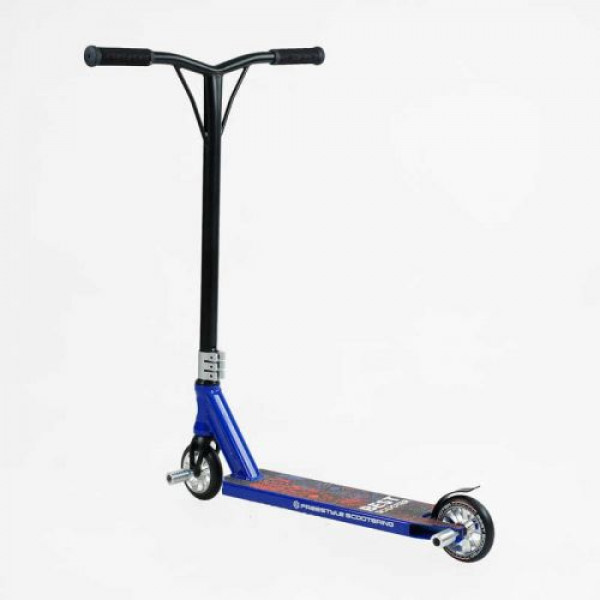 Самокат трюкових "Best Scooter" (HIC-система, ПЕГИ, алюмінієвий диск і дека, колеса PU d-110 мм, ширина керма - 52 см, висота - 83 см)