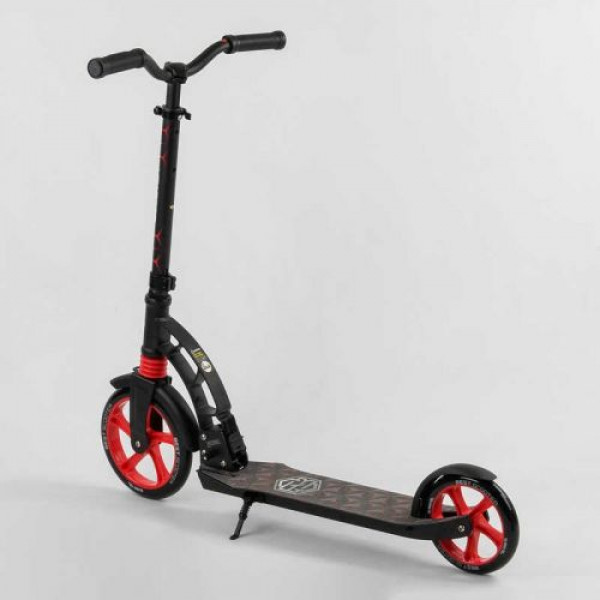 Самокат двоколісний "Best Scooter" (колеса PU, d переднього колеса - 23 см, d заднього колеса - 18 см, 1 амортизатор)