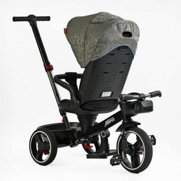 Велосипед 9155 / 318-82 BestTrike Marco (1) поворотне сидіння, складне кермо, колеса з прогумованим PU, кошик, телескопічна ручка, фара музична