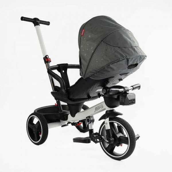 Велосипед "BestTrike Marco" (поворотне сидіння, складне кермо, колеса з прогумованим PU, кошик, телескопічна ручка, фара музична)