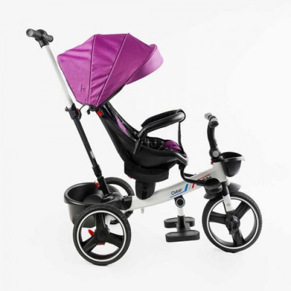 Велосипед 6390 BestTrike Oscar (1) ПОВОРОТНЕ СИДІННЯ, КЕРМО СКЛАДАЄТЬСЯ, КОЛЕСА З ПРОГУМОВАНИМ PU, КОШИК, ТЕЛЕСКОПІЧНА РУЧКА