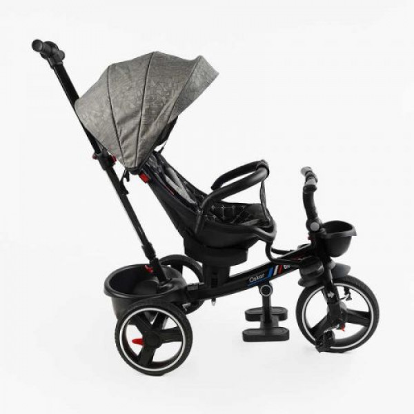 Велосипед 6390 BestTrike Oscar (1) ПОВОРОТНЕ СИДІННЯ, КЕРМО СКЛАДАЄТЬСЯ, КОЛЕСА З ПРОГУМОВАНИМ PU, КОШИК, ТЕЛЕСКОПІЧНА РУЧКА