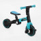Велосипед 3-х колісний BS-77552 Best Trike (1) колеса EVA переднє 8’’, заднє 6’’, нейлонова рама, трансформується у велобіг, підсвічування, в коробці