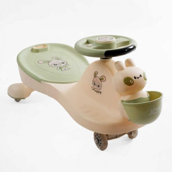 Каталка-толокар JOY LD-396-58 (1) колеса PU зі світлом, музика та світло, захисний бампер, батьківська ручка, в коробці