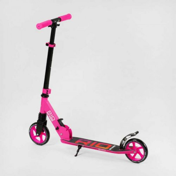 Самокат двоколісний Best Scooter R - 21071 (4) колеса PU 145мм, передній амортизатор, алюмінієве гальмо, в коробці