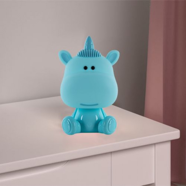 Світильник-нічник LED з акумулятором Unicorn, блакитний