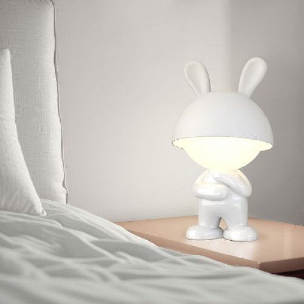 Світильник-нічник LED з акумулятором Dreamy Bunny, білий