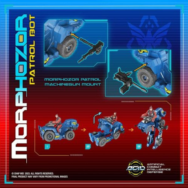 Ігровий набір A.C.I.D. MorphoZor Patrol Bot/МорфоЗор Патрульний робот, 535003