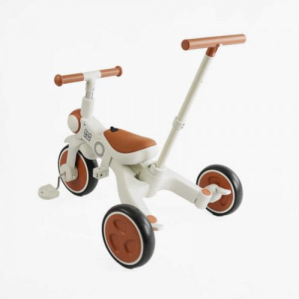 Велосипед-трансформер 3-х колісний "Best Trike" матеріал рами нейлон, переднє колесо EVA 10``, задні колеса EVA 8``, батьківська ручка, в коробці