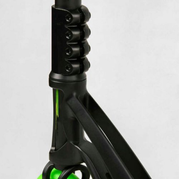 Самокат трюковий "Best Scooter" FEAR, SCS-система, ПЕГИ, алюмінієвий диск та дека, колеса PU, d=115 мм, ширина керма 58 см