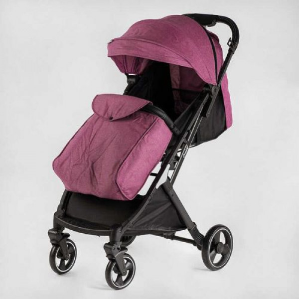 Візок прогулянковий дитячий "JOY Comfort" (рама сталь з алюмінієм, футкавер, підсклянник, телескопічна ручка)