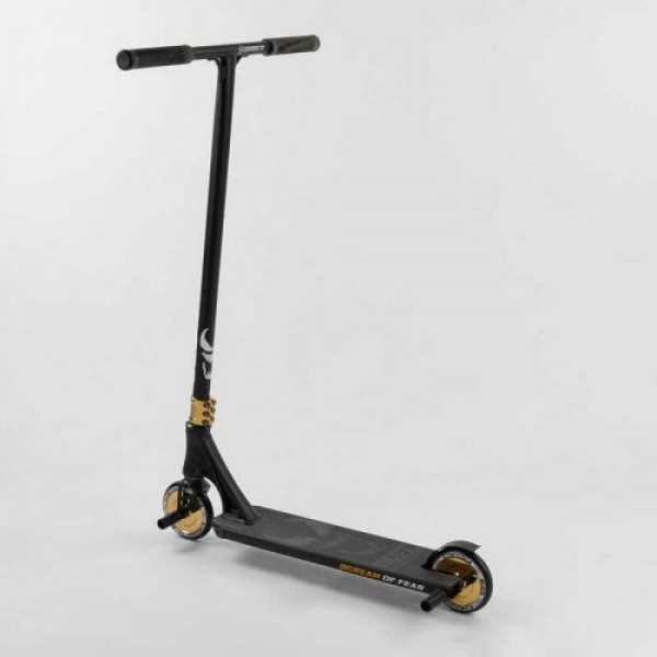 Самокат трюковий "Best Scooter" (HIC-система, ПЕГИ, алюмінієвий диск і дека, колеса 120 мм PU, ширина керма - 57 см)