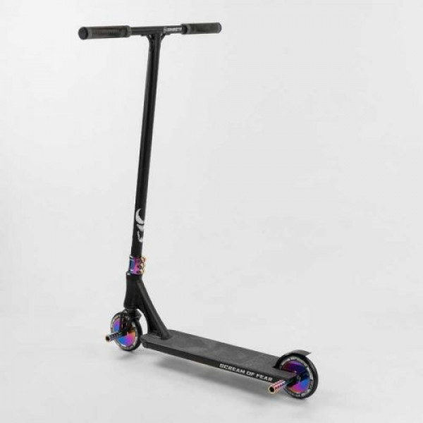 Самокат трюковий "Best Scooter" (HIC-система, ПЕГИ, алюмінієвий диск і дека, колеса 120 мм PU, ширина керма - 57 см)
