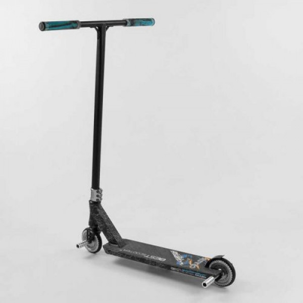 Самокат трюковий "Best Scooter. CRASH" (HIC-система, ПЕГІ, алюмінієвий диск і дека, колеса 110 мм PU, ширина керма - 57 см, в коробці)