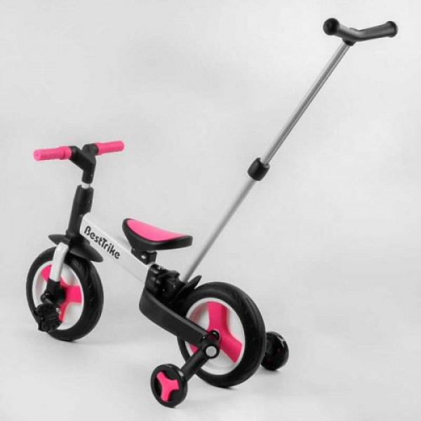 Велосипед-трансформер "Best Trike" (колеса PU 10'', батьківська ручка, знімні педалі)