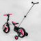 Велосипед-трансформер "Best Trike" (колеса PU 10'', батьківська ручка, знімні педалі)