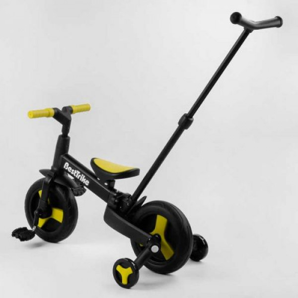 Велосипед-трансформер "Best Trike" (колеса PU 10'', батьківська ручка, знімні педалі)