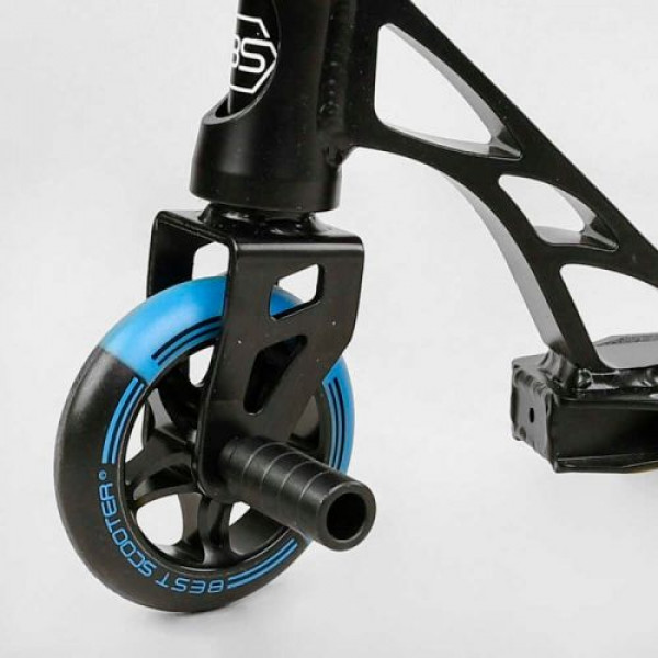 Самокат трюковий  "Best Scooter. Reactor" (HIC-система, ПЕГИ, алюмінієвий диск та дека, колеса PU, d=110 мм, ширина керма 55 см)