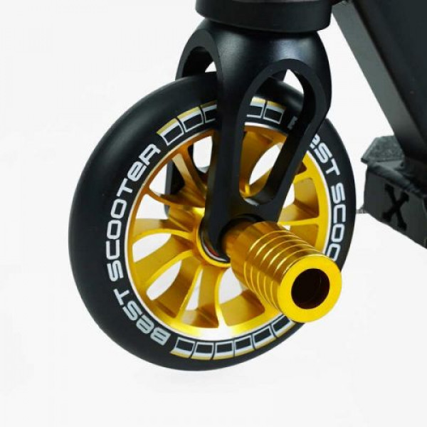 Самокат трюковий "Best Scooter" (HIC-система, Пегі, алюмінієвий диск і дека, колеса PU d-110 мм, ширина керма - 52 см, висота - 83 см)