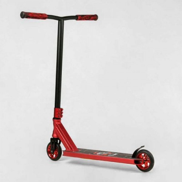Самокат трюковий "Best Scooter" (HIC-система, ПЕГИ, алюмінієвий диск та дека, АНОДОВАНЕ ФАРБУВАННЯ, колеса PU, d=110 мм, ширина керма – 58 см)