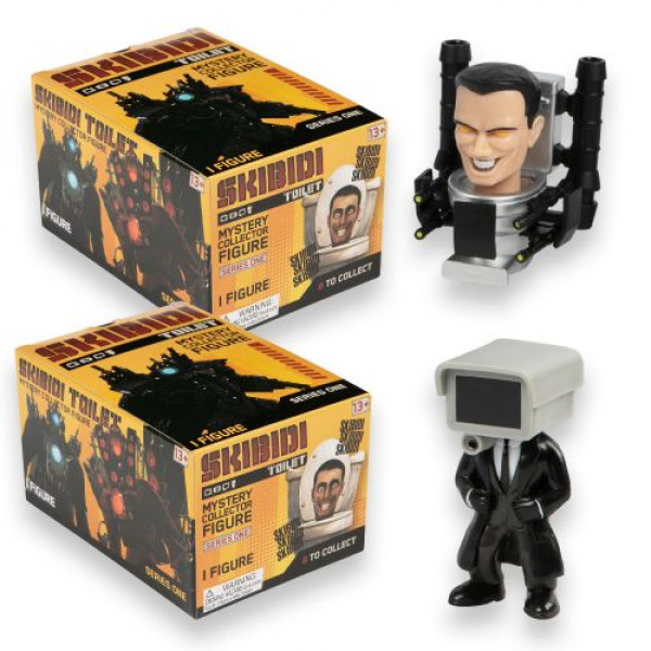 Іграшка-сюрприз з колекційною фігуркою Mystery Figure, Skibidi Toilet