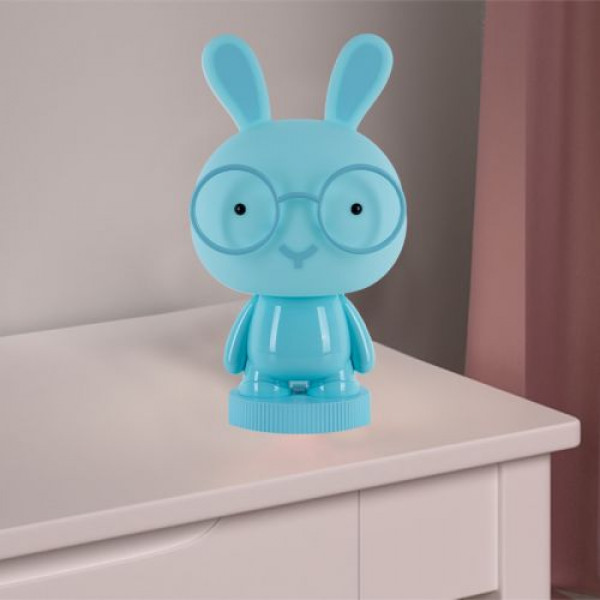Світильник-нічник LED з акумулятором Bunny, блакитний