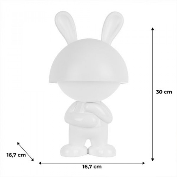 Світильник-нічник LED з акумулятором Dreamy Bunny, білий