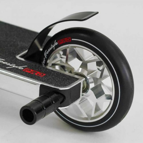 Самокат трюковий "Best Scooter" (HIC-система, ПЕГИ, алюмінієвий диск та дека, колеса PU, d=120 мм, ширина керма 58 см)