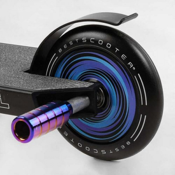 Самокат трюковий "Best Scooter. Portal" (HIC-система, ПЕГИ, алюмінієвий диск та дека, колеса PU, d=120 мм, ширина керма 58 см)