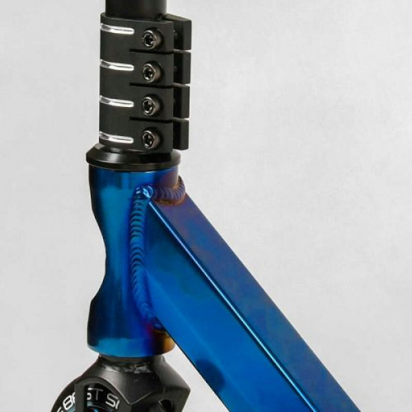 Самокат трюковий "Best Scooter. Kraken" (HIC-система, ПЕГИ, алюмінієвий диск та дека, АНОДОВАНИЙ, колеса PU 110мм, ширина керма 58 см)