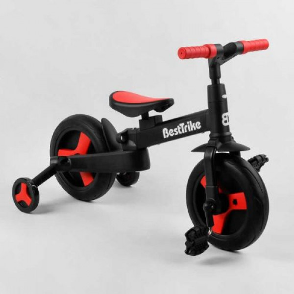 Велосипед-трансформер "Best Trike" (колеса PU 10'', батьківська ручка, знімні педалі)