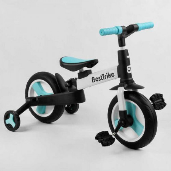 Велосипед-трансформер "Best Trike" (колеса PU 10'', батьківська ручка, знімні педалі)