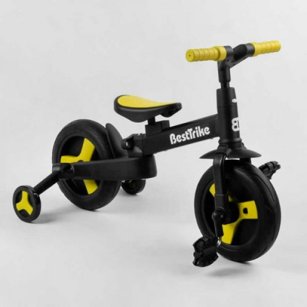 Велосипед-трансформер "Best Trike" (колеса PU 10'', батьківська ручка, знімні педалі)