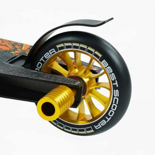 Самокат трюковий "Best Scooter" (HIC-система, Пегі, алюмінієвий диск і дека, колеса PU d-110 мм, ширина керма - 52 см, висота - 83 см)