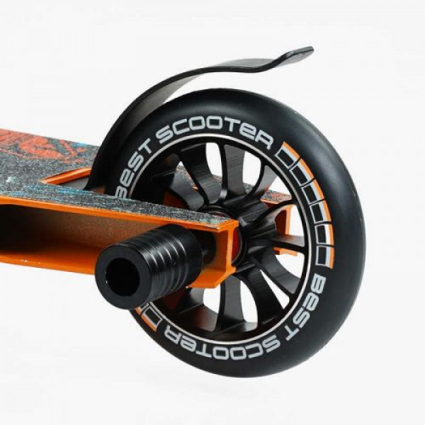 Самокат трюковий "Best Scooter" (HIC-система, Пегі, алюмінієвий диск і дека, колеса PU d-110мм, ширина керма - 52 см, висота - 83 см)