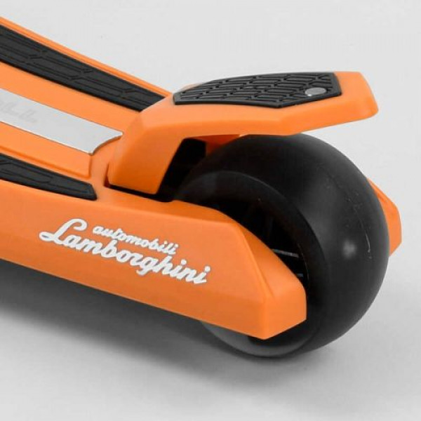 Самокат Lamborghini триколісний складане алюмінієве кермо, колеса PU зі світлом, в коробці