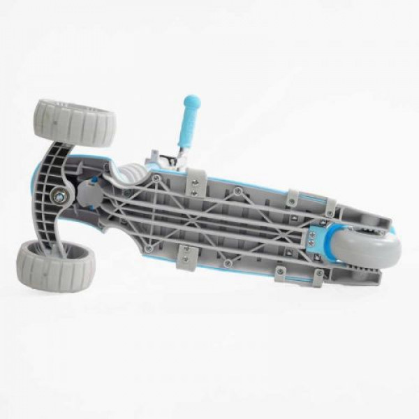 Самокат 5в1 "Best Scooter", з ДОП. КОЛЕСАМИ, захисний бампер, PU колеса зі світлом, в коробці